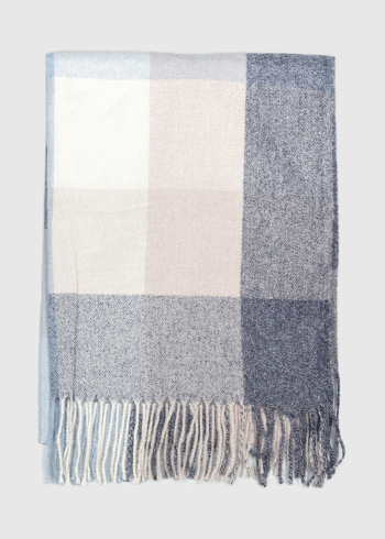 Zhanar women's scarf with fridge detail
