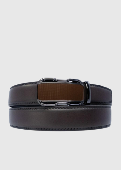 Azur dark brown men's belt