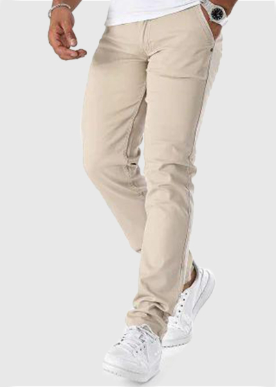 Ayumi beige men's pants