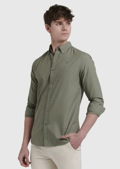 Aiden Regular Fit green shirt