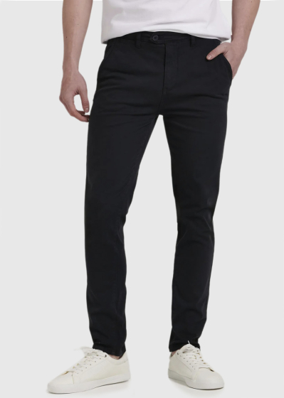 Andy black men's pants with pockets