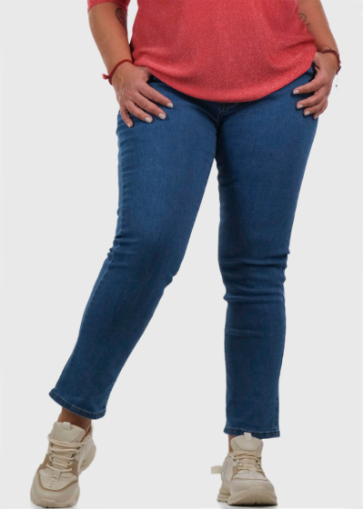 Amalia Plus Size blue women's jeans