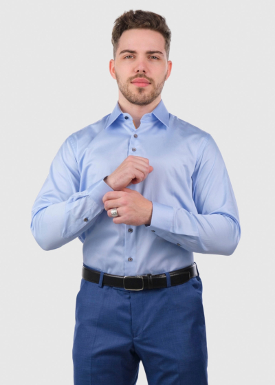 Slim Fit light blue shirt