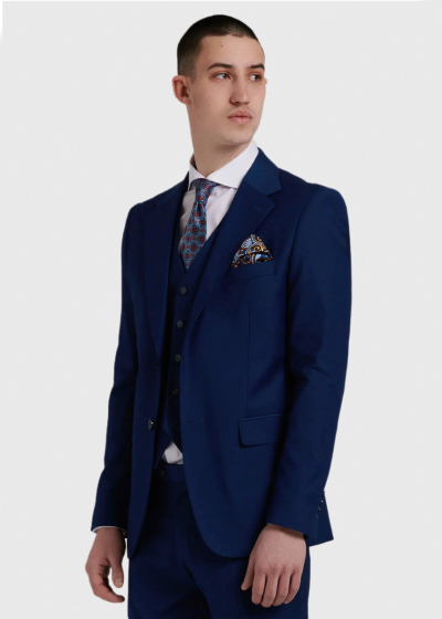 Bernold Slim Fit dark blue suit