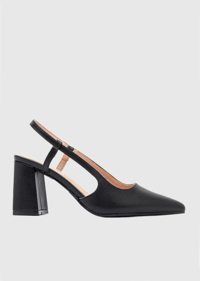 Alexa черные туфли Большого размера с острым носком