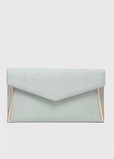 Elga light green women's clutch