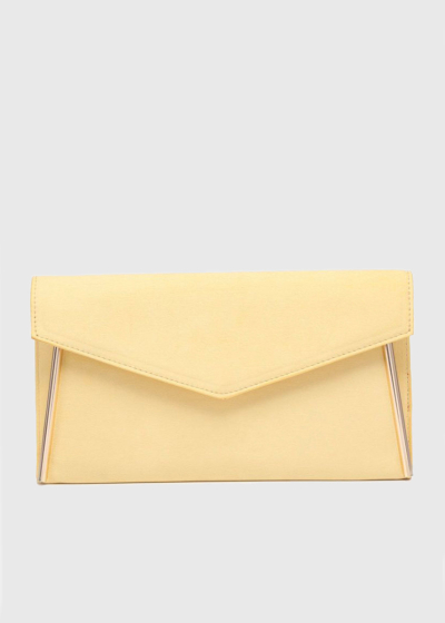 Elga yellow women's clutch