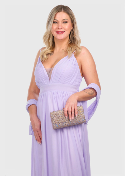 Elba gaiši violeta gara vakarkleita