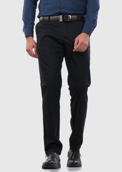 Geremia Slim Fit melnas vīrie&scaron;u bikses