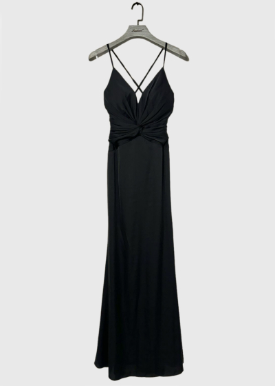 Patricia black long evening dress