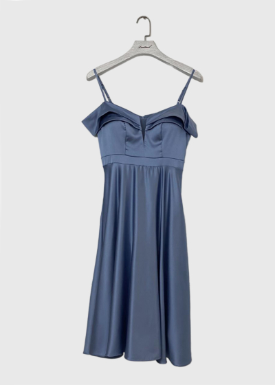 Garda light blue short evening dress