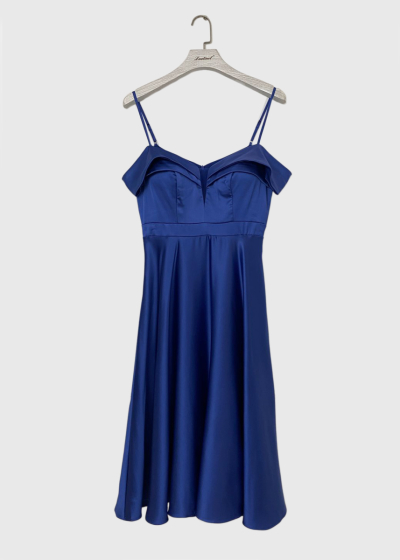 Garda dark blue short evening dress