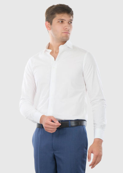 Ernesto Slim Fit мужская белая рубашка
