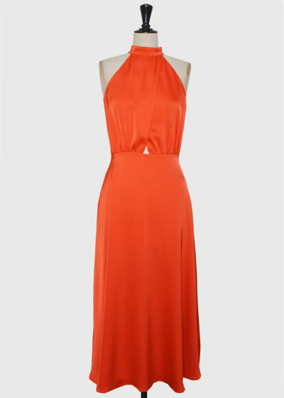 Varya red evening dress