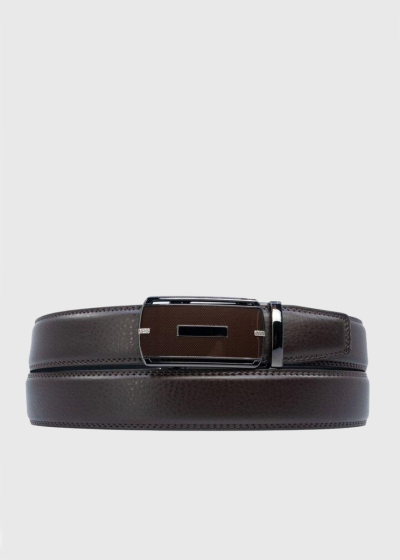 Akif dark brown mens belt