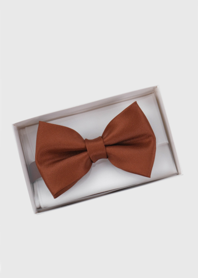 Light brown men's bow tie