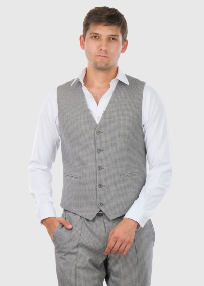 Ercole grey classic vest