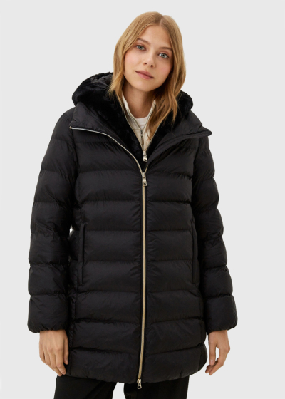 GEOX black warm down jacket