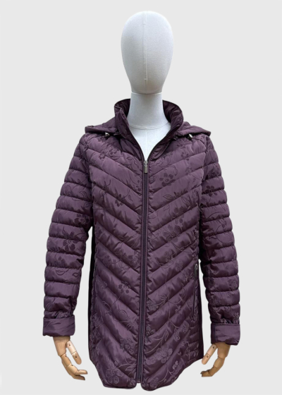 Lil Plus Size purple jacket with pattern