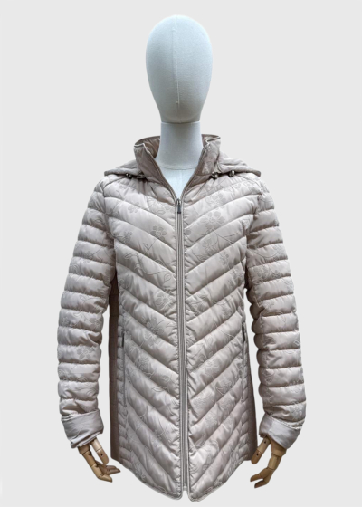 Lil Plus Size beige jacket with pattern