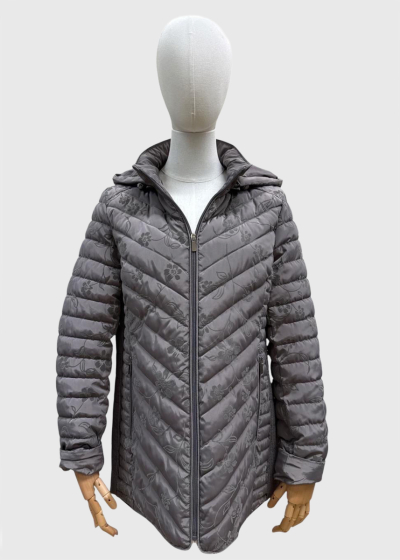 Lil Plus Size grey jacket with pattern