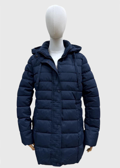 Lucetta Plus Size dark blue jacket with hood