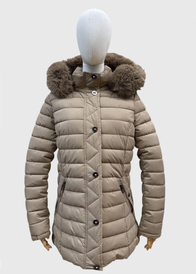 Lydia Plus Size beige short jacket