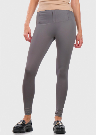 Kaylin grey zipped leggings