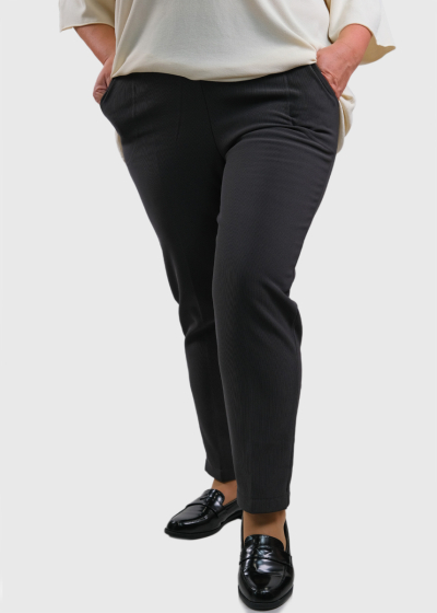 Jamelia Plus Size dark grey warm lining pants