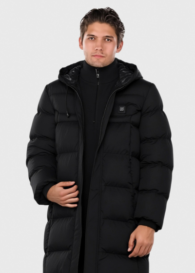 Black heated jacket