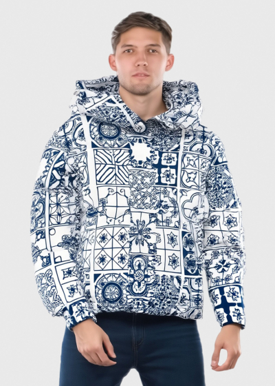 Vīriešu jaka ar rakstu