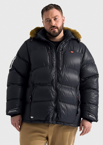 Evans Plus Size black hooded jacket