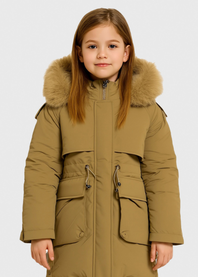 Ebru beige longline jacket