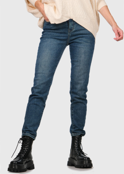 Deo Mom Fit blue womens jeans