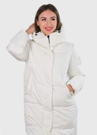 Catalina white elongated women's jacket 