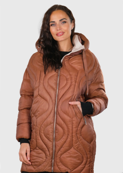 Ciel brown jacket with hood