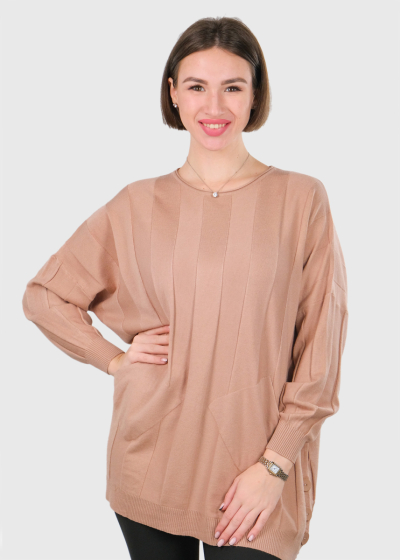 Alice light brown women's sweater