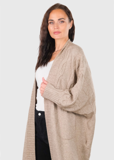 Audrie beige warm cardigan