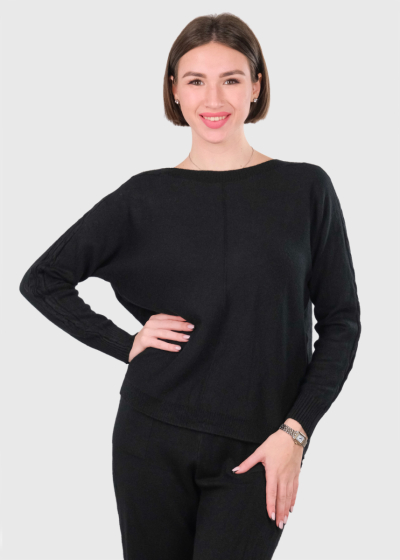 Caroline black warm suit