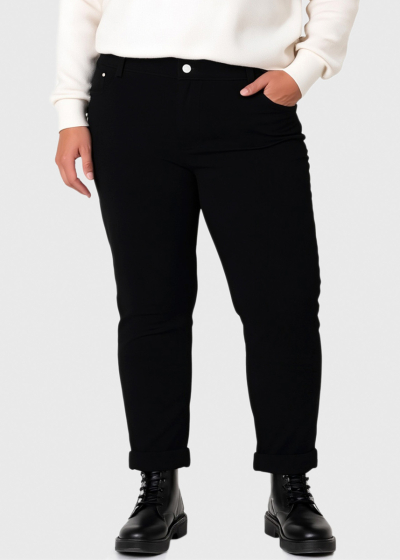 Catherine Mom Fit black womens jeans