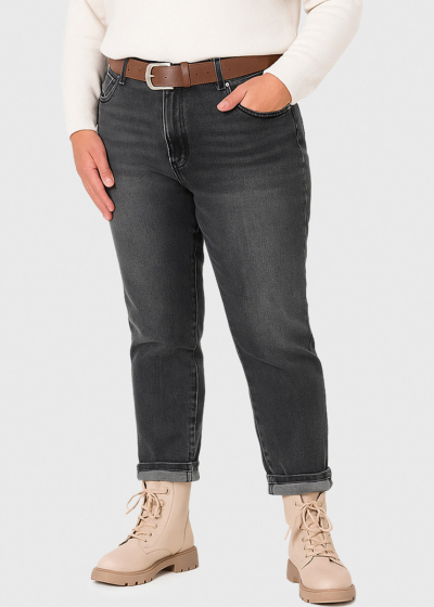 Daisy Mom Fit grey womens jeans