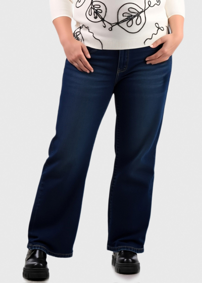 Danielle Mom Fit blue jeans