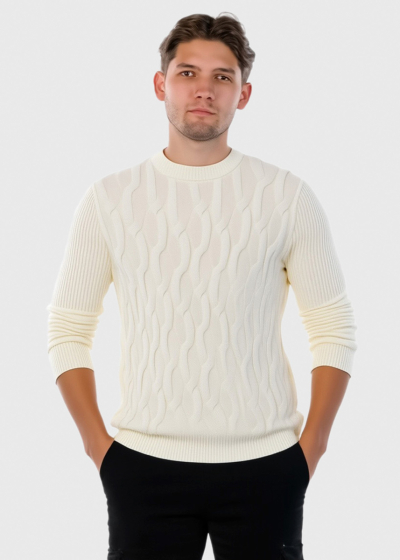 Alper white sweater