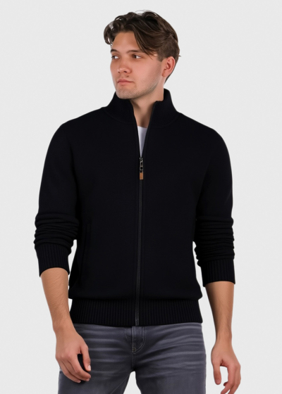 Akmal black men's jacket