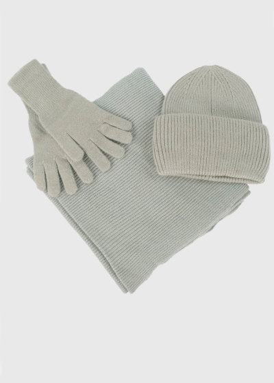 Vivi piparmētru ziemas komplekts: cepure, šalle un cimdi