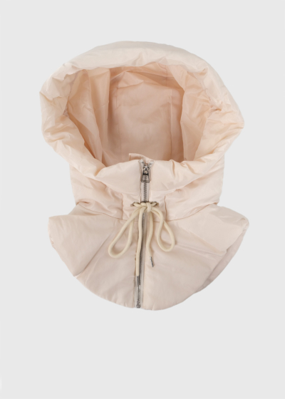 Virginia bēša kapuces tipa šalle 