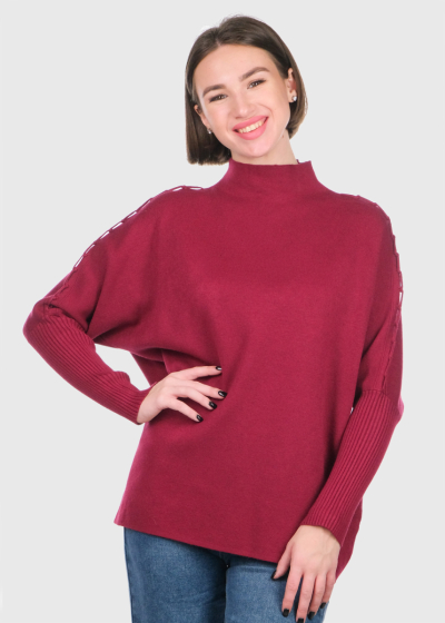 Scar bordo women's sweater