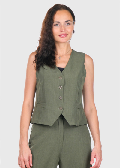 Ray green women's vest
