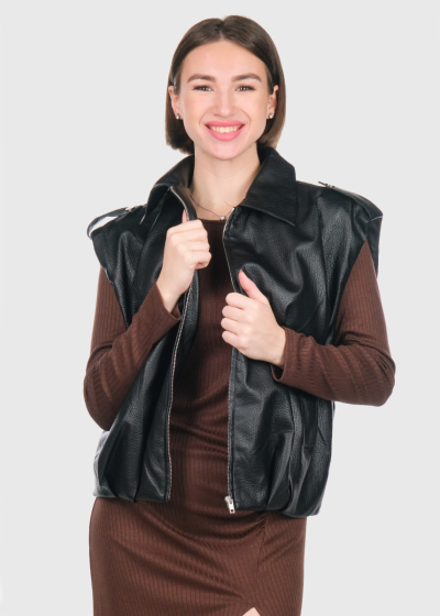 Patricia melna sieviešu veste