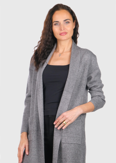 Ophelia grey cardigan with pockets